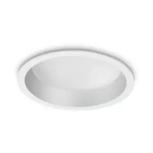 image of Ideal Lux DEEP - Integrated LED Indoor 20W Recessed Downlight Lamp White 3000K