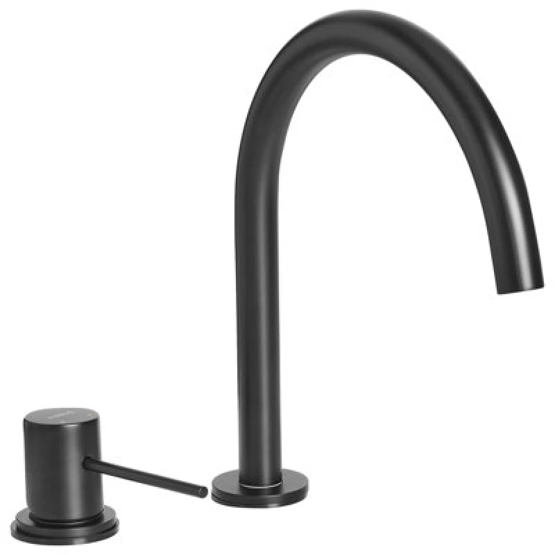 Image of Beliani Basin Mixer Tap Colico Brass Black