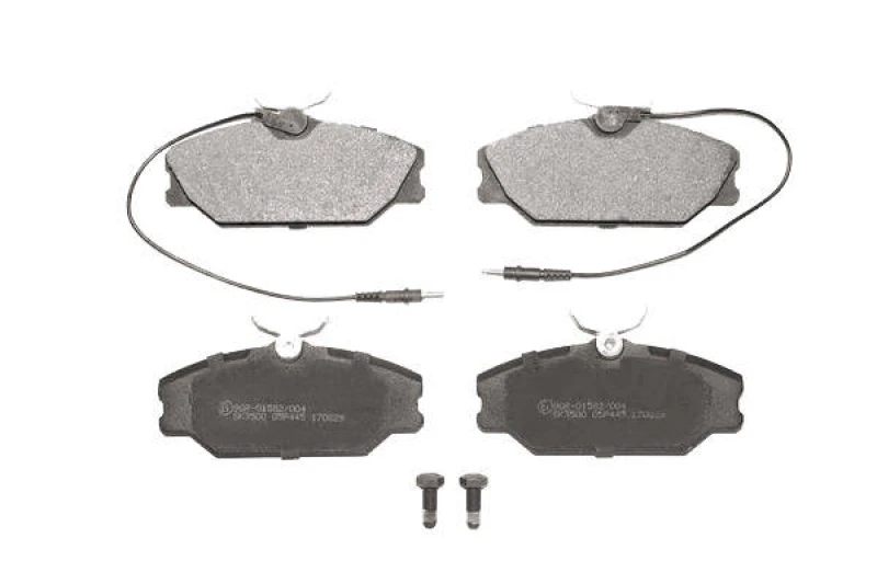 Image of LPR 05P445 Brake pad set with bolts/screws Brake Pad Set,disc brake (402)