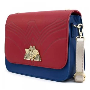 Image of Loungefly Dc Comics Ww Swivel Lock Lasso Strap Cross Body Bag