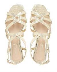 Head Over Heels by Dune Gold 'Jaidan' Ankle Strap Sandals - 3