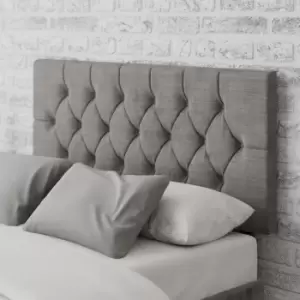 image of Olivier Firenze Velour Headboard Silver