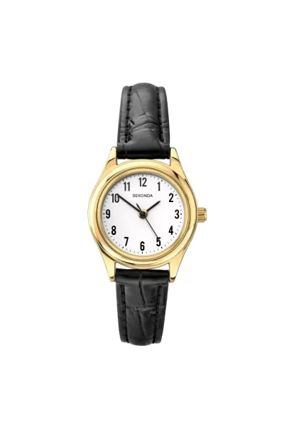 image of Plated Stainless Steel Classic Analogue Quartz Watch - 4493