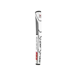 Image of SuperStroke Traxion 1.0PT putter Grip - White/Red/Grey