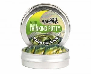 Image of Crazy Aarons Thinking Putty Illusion Super Oil Slick Mini Tin