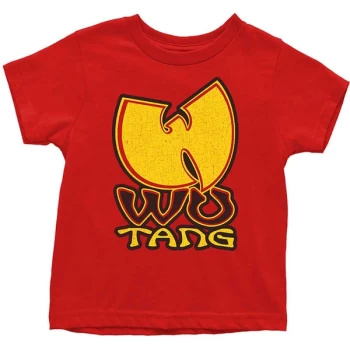Image of Wu-Tang Clan - Wu-Tang Kids 12 Months T-Shirt - Red