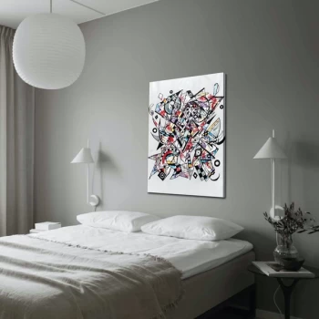 Image of 70100ABSC - 017 Multicolor Decorative Canvas Painting