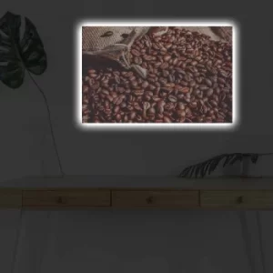 Image of 4570KDACT-005 Multicolor Decorative LED Lighted Canvas Painting