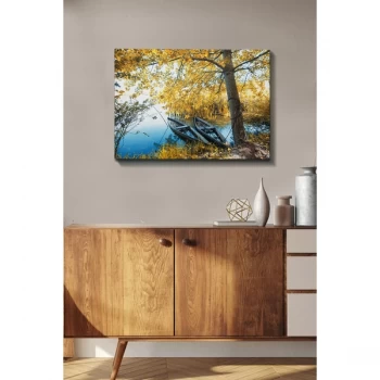 Image of Kanvas Tablo (50 x 70) - 28 Multicolor Decorative Canvas Painting
