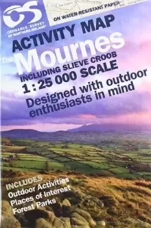 Image of OSNI 1:25000 Mournes Activity Including Slieve Croob