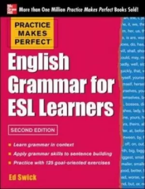Image of English grammar for ESL learners by Edward Swick