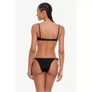 Image of Polo Ralph Lauren Signature Sol Side Tie Bikini Bottoms - Black