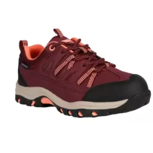 Image of Trespass Childrens/Kids Gillon II Walking Shoes (4 UK) (Burgundy)