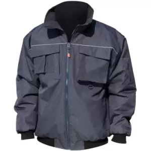 image of Result Mens Workguard Sabre Pilot Work Jacket (2XL) (Navy Blue) - Navy Blue