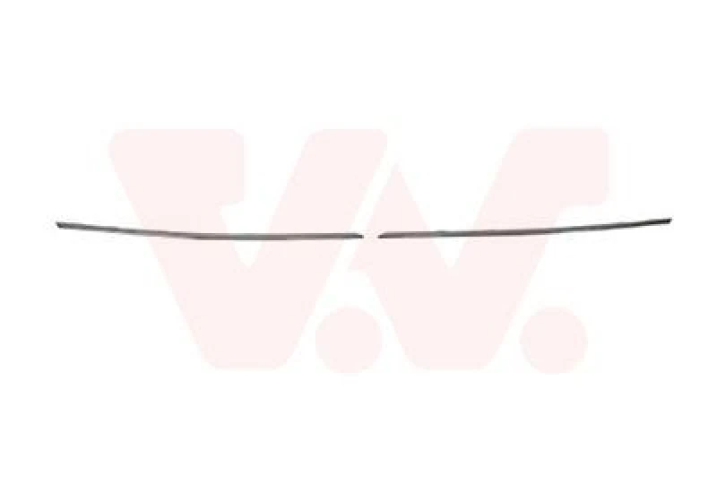 Image of VAN WEZEL Trim / Protective Strip, radiator grille VAN WEZEL 4422514