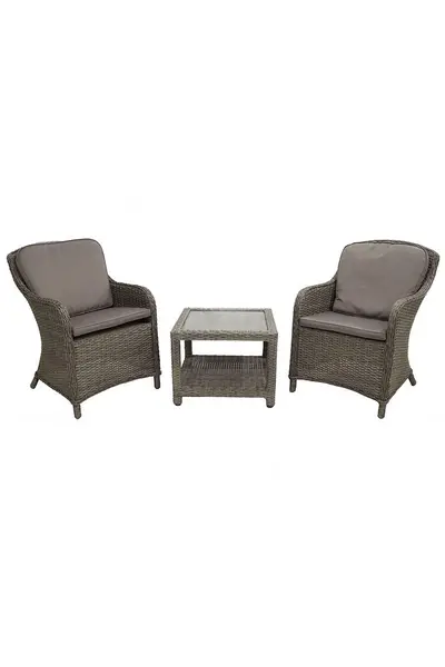 Royalcraft Paris 2 Seater Imperial Companion Set Grey