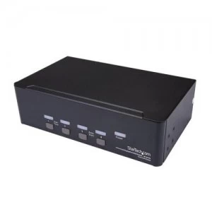 Image of 4 Port Dual DisplayPort KVM Switch 4K60