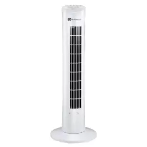 image of Puremate White Aroma Tower Fan 31-inch