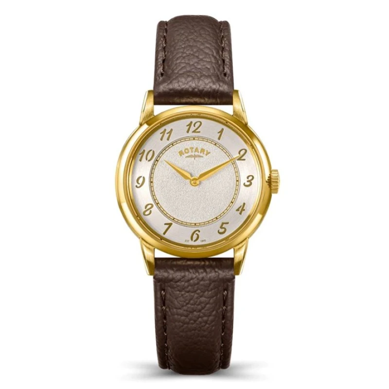 Image of Rotary RLS10054/41 Heritage Brown Leather Strap Watch - W64236