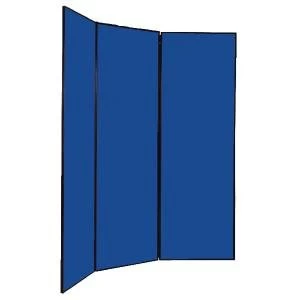 Image of Q-Connect Multi-Fold Jumbo Display System 2400x1800mm Blue FN2BLA6