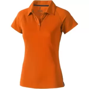 image of Elevate Womens/Ladies Ottawa Short Sleeve Ladies Polo (M) (Orange)