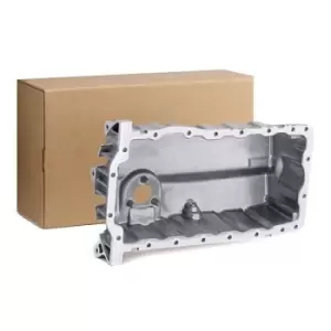 Image of RIDEX Oil Sump 592O0023 Oil Pan VW,AUDI,SKODA,Golf V Schragheck (1K1),TOURAN (1T1, 1T2),Passat Variant (3C5),GOLF PLUS (5M1, 521)