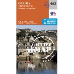 Image of Orkney - West Mainland by Ordnance Survey (Sheet map, folded, 2015)