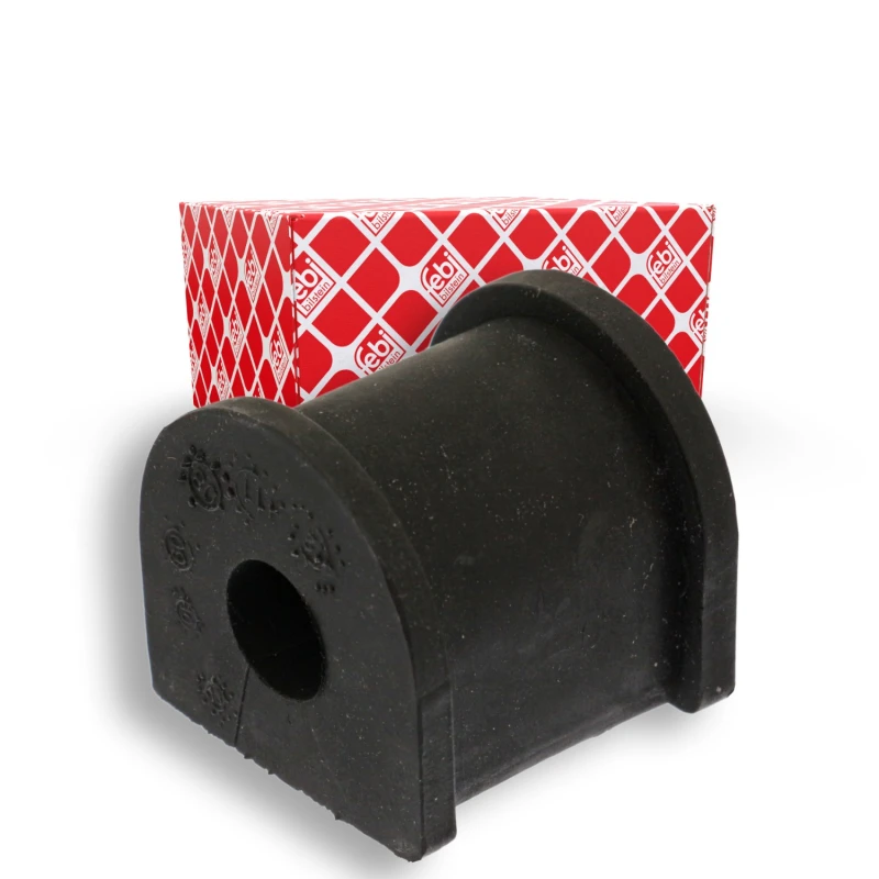 Image of FEBI BILSTEIN 42863 Stabilizer Bushes Rear Axle, Rubber Rubber Anti-roll Bar Bush Kit (1334)