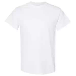 Gildan Mens Heavy Cotton Short Sleeve T-Shirt (2XL) (White)