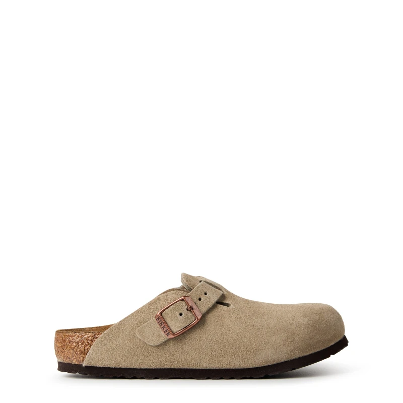 Image of BIRKENSTOCK taupe boston Junior sandals Taupe UK 2 (EU 34)
