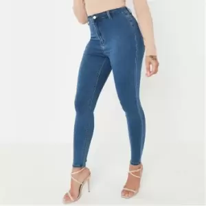 image of Missguided Vice Skinny Jeans - Blue