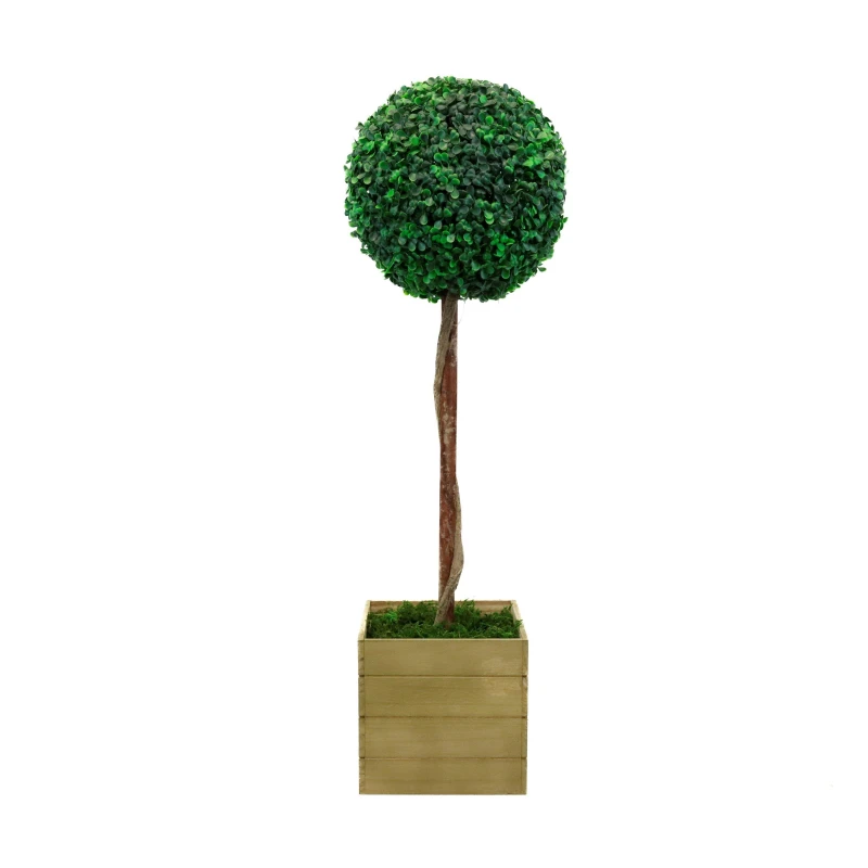 Image of Streetwize Bay Ball Tall Tree in Pot Green unisex H 85cm