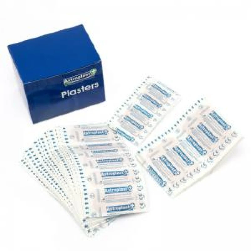 Image of Astroplast Plasters Flesh Colour Fabric Assorted Sizes (Pack 150)...