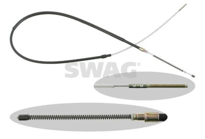 Image of Handbrake cable SWAG 99 91 4200