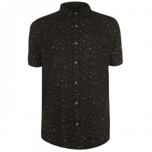 image of Abrand Lounge Shirt Mens - Cresent Black