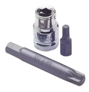 Image of Laser Tools 0518 Star Bit Set - 3pc Chrome Vanadium