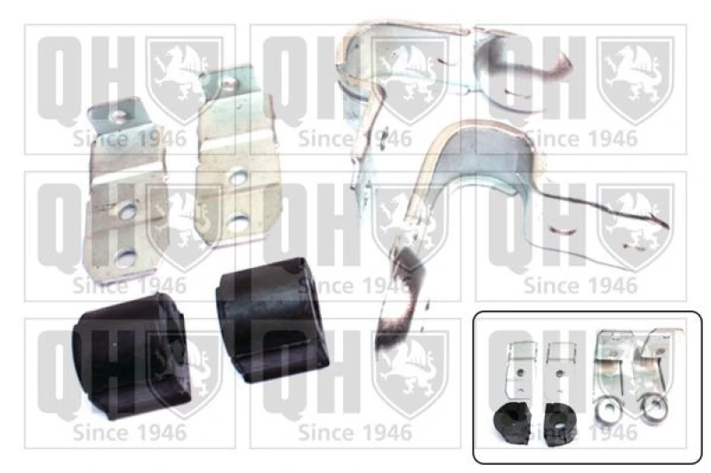 Image of QUINTON HAZELL Repair kit, anti-roll bar bush QUINTON HAZELL EMBK2415