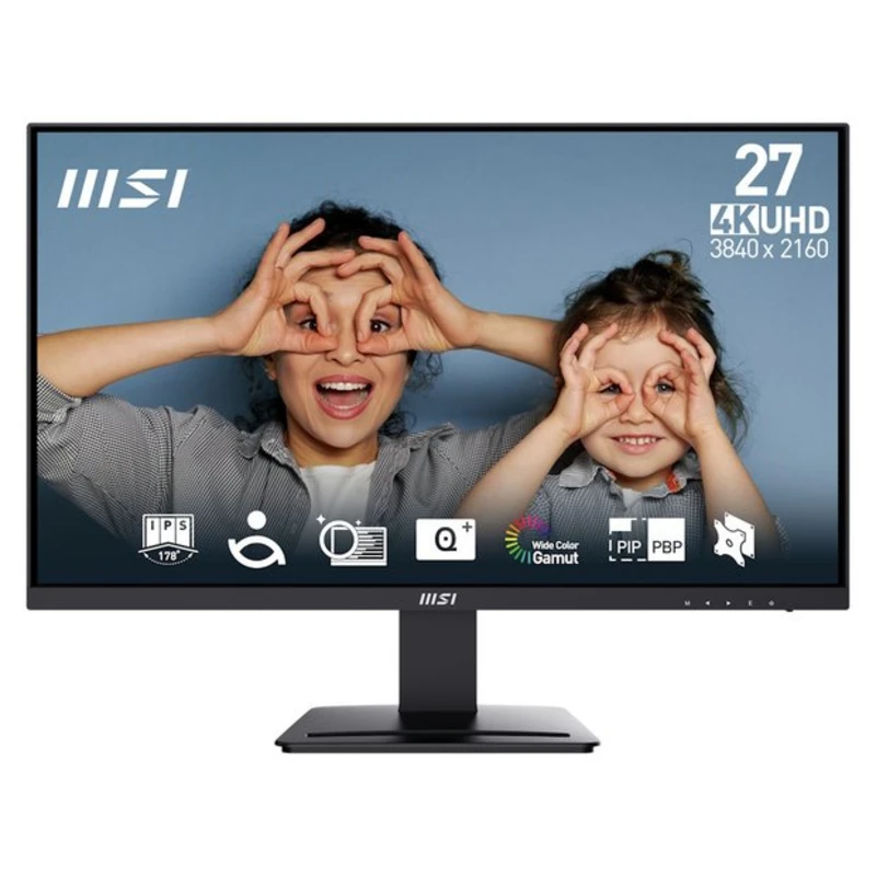 Image of MSI PRO MP273U 27" 4K Ultra HD Monitor - Black