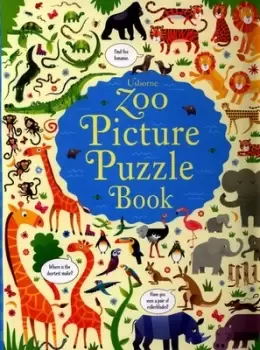 Image of Usborne zoo picture puzzle book - Kirsteen Robson - Board book - Used
