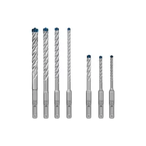 image of Bosch Professional 7x Expert SDS plus-7X Hammer Drill Bit Set (for Reinforced concrete, Ø 5-12 mm, Accessories Rotary Hammer Drill)