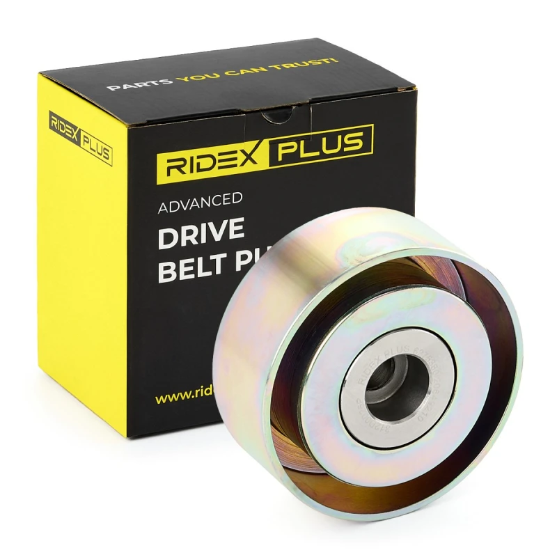 Image of RIDEX PLUS Deflection / guide pulley, V-ribbed belt RIDEX PLUS 312D0026P
