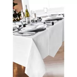 image of House of Fraser Stripe Napkins24 - White