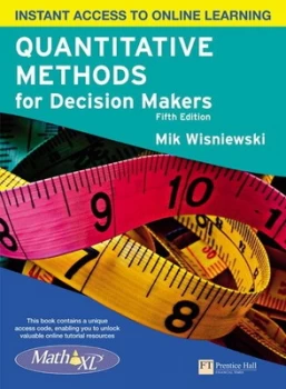 Image of Quantitative Methods for Decision Makers by Mik Wisniewski Book