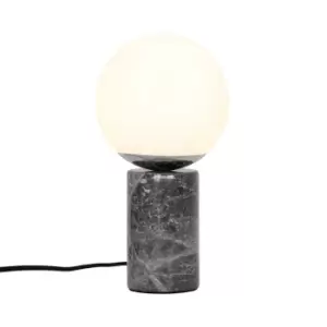 Lilly Globe Table Lamp Grey E14