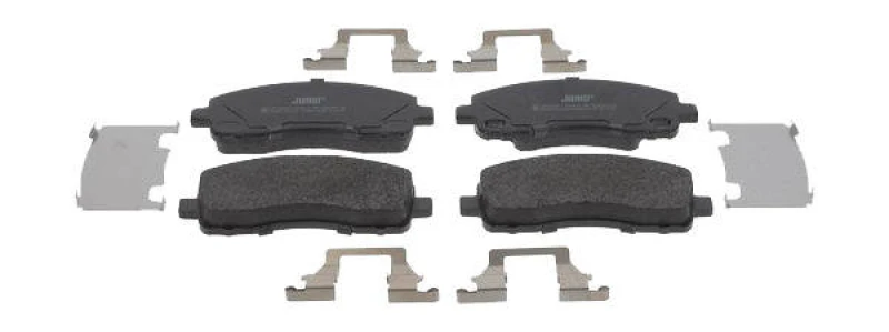 Image of JURID 573661J Brake pad set not prepared for wear warning indicator, without accessories Brake Pad Set,disc brake (402)