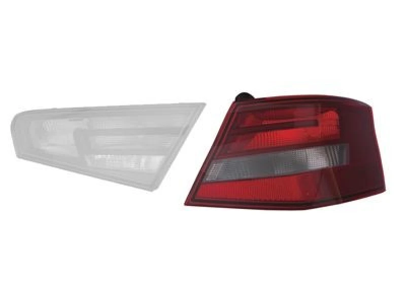Image of VAN WEZEL 0335922 Rear light Outer section, with bulb holder, Right Combination Rearlight (391)