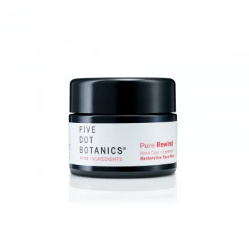 image of Five Dot Botanics Five Dot Botanics Five Dot Botanics Pure Rewind, Rose Clay + Lavender, Restorative Face Mask 30ml