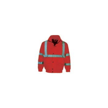 Image of Hi-vis CL3 Bomber Jacket (EN20471) Orange - 3XL - Sitesafe