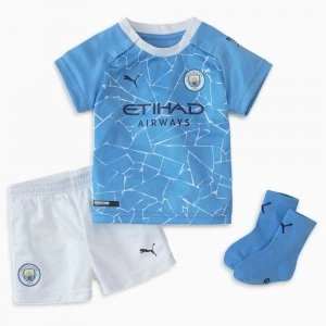 image of PUMA Man City Home Youth Mini Kit, Light Blue/Peacoat, size 1-2 Months, Clothing