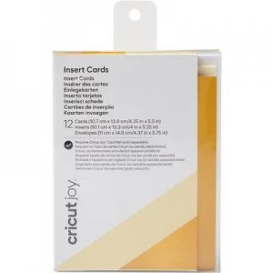 Image of Cricut Gold Holographic Card set Cream, Gold effect